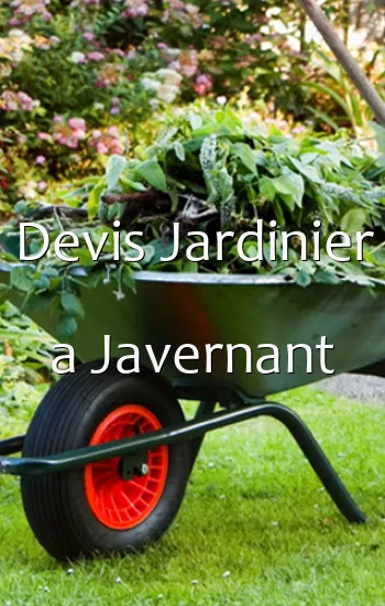 Devis Jardinier a Javernant